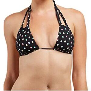 NEW Volcom "On the Dot" Colorful Polka Dot Bikini Top Sz. M